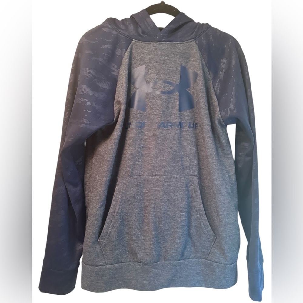 Under Armour Navy and Heather‎ Gray Hoodie